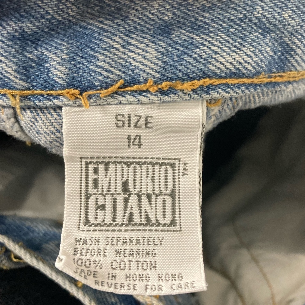 Vintage Gitano Emporio High Waist Denim Skirt 14 - Picture 6 of 7